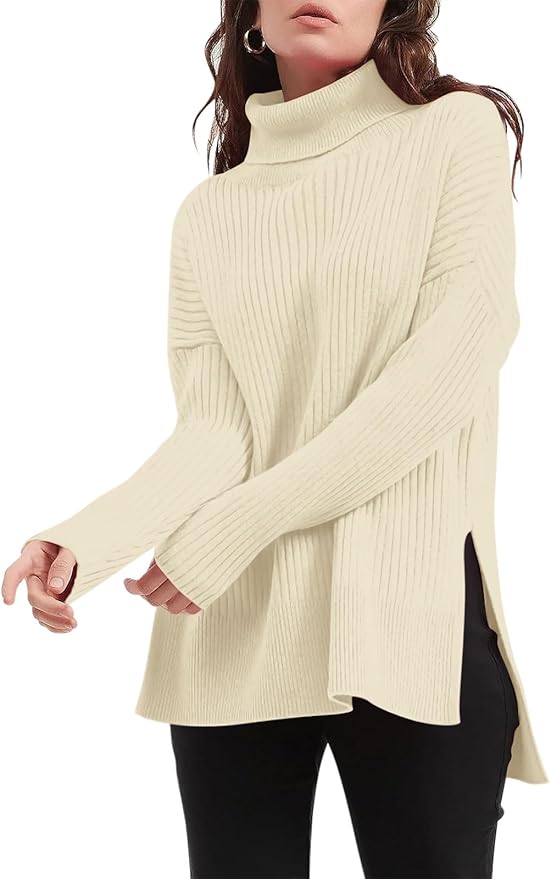 Imily Bela Rollkragenpullover in Beige